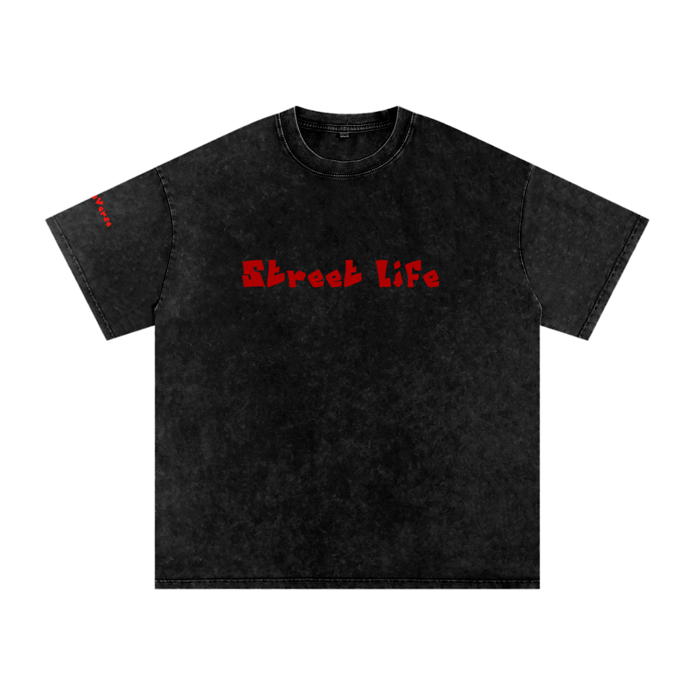 12 O'clock Snow Washed Oversized Cotton T-Shirt