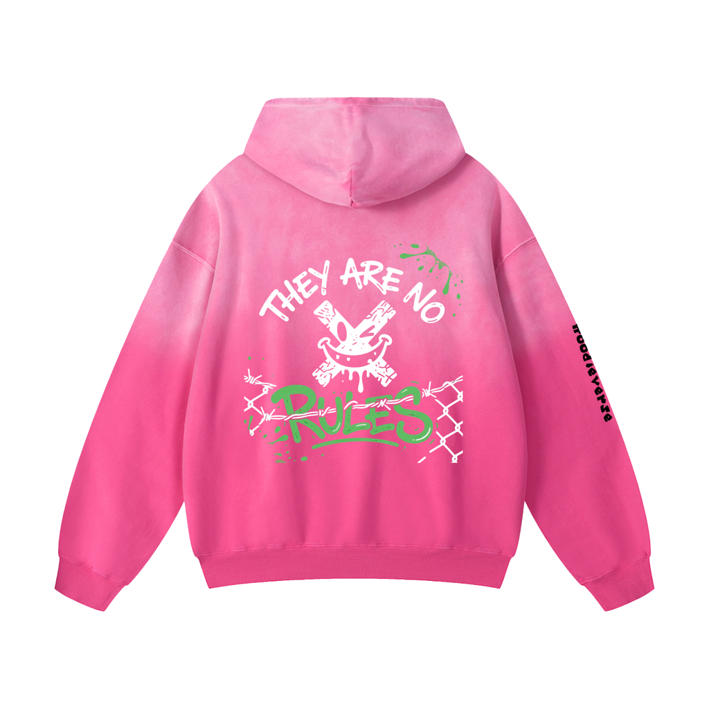 Four Wheeler Sun fade Oversized Hoodie
