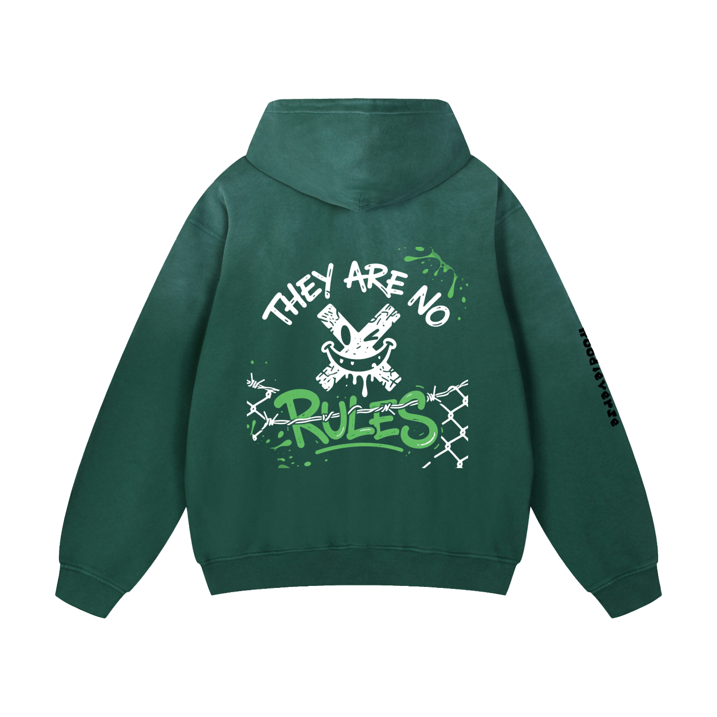 Four Wheeler Sun fade Oversized Hoodie