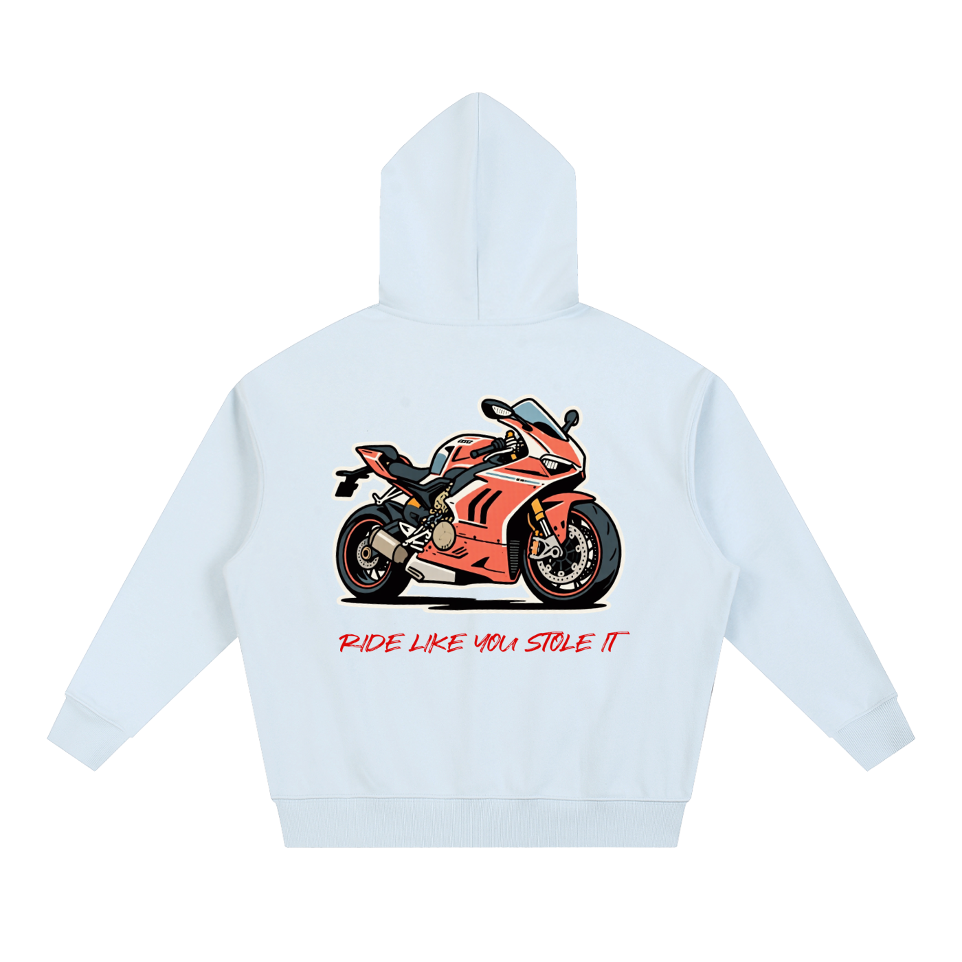 Ride Like You Stole It Boxy Heavyweight Drop-Shoulder Hoodie