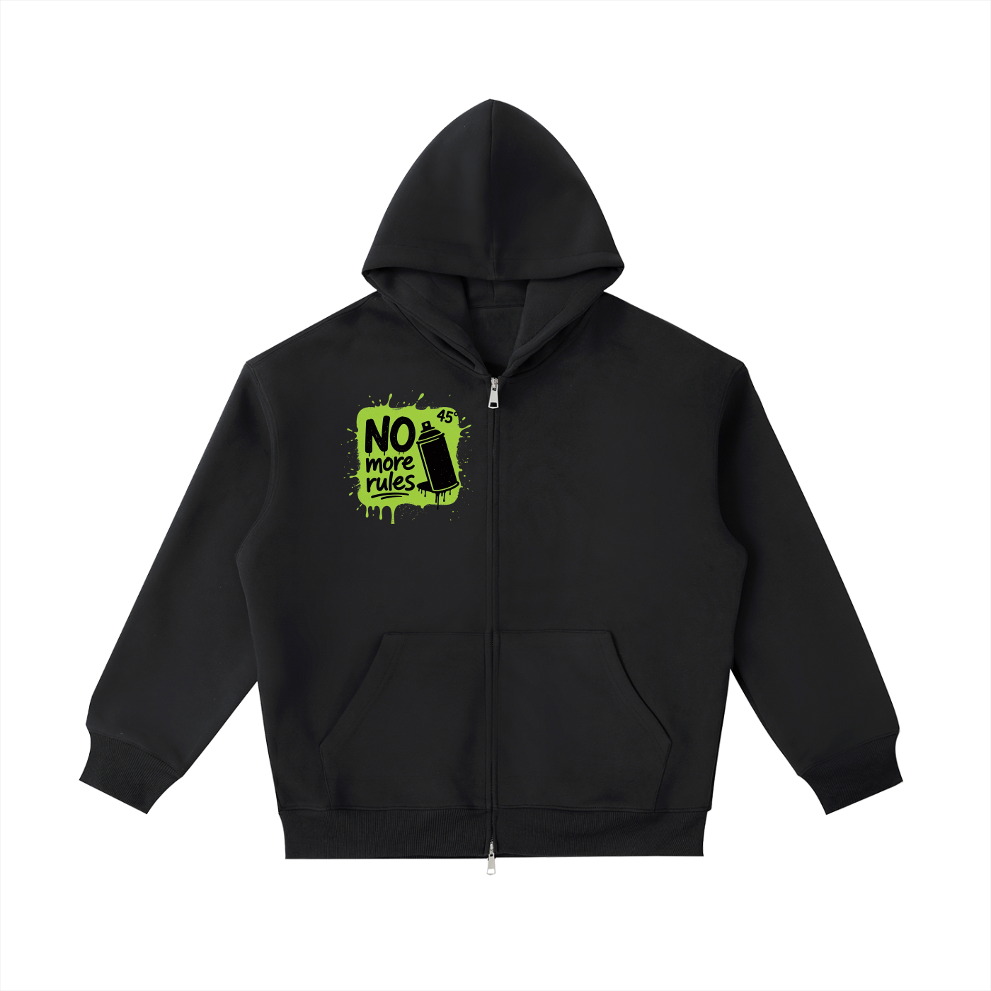 Dirt bike Heavyweight Zip Up Pocket Hoodie
