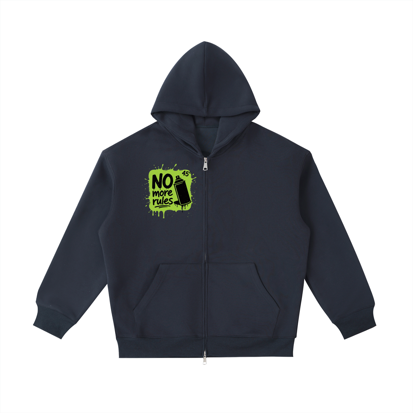 Dirt bike Heavyweight Zip Up Pocket Hoodie