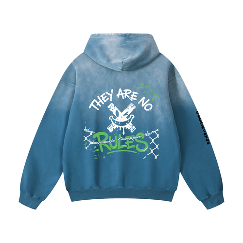 Four Wheeler Sun fade Oversized Hoodie